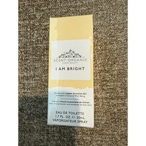 Sealed Scent Organix I Am Bright Eau‎ de Toilette Spray 1.7 oz Infused Lemon Oil